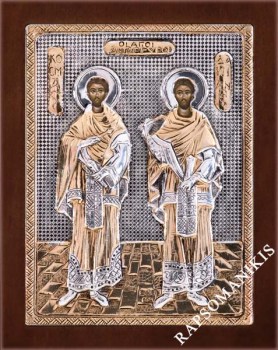 Άγιοι Ανάργυροι, Saint Cosmas & S. Damianos, Святые Бессребреники
