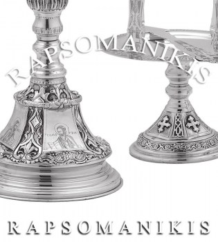 Σετ Δισκοπότηρο - Στρογγυλό Ρόμβος Χαρακτό E 103320