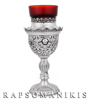 Ασημένιο Καντήλι Καθιστό - Μικρός Καράβολας E 122215