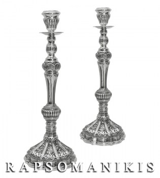 Κηροπήγιο Οκτάγωνο με Λούκια