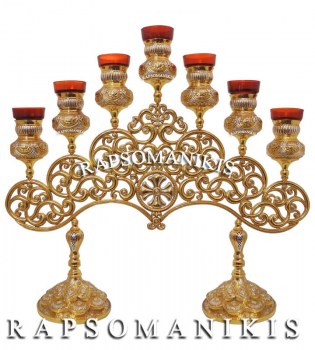 Καντήλι Καθιστό 7  Κάντηλο Επάργυρο -SP 126507