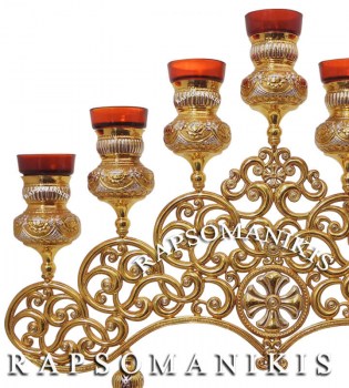 Καντήλι Καθιστό 7  Κάντηλο Επάργυρο -SP 126507