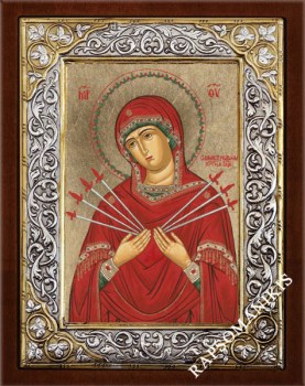 Παναγία Σεμιστρέλναγια, Богородица Семистрельная, Virgin Mary Semistrelnaya