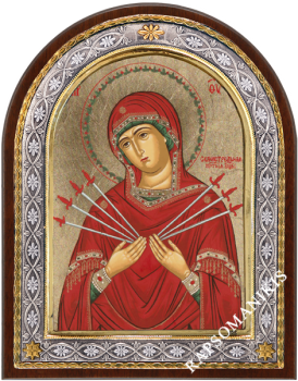 Παναγία Σεμιστρέλναγια, Богородица Семистрельная, Virgin Mary Semistrelnaya